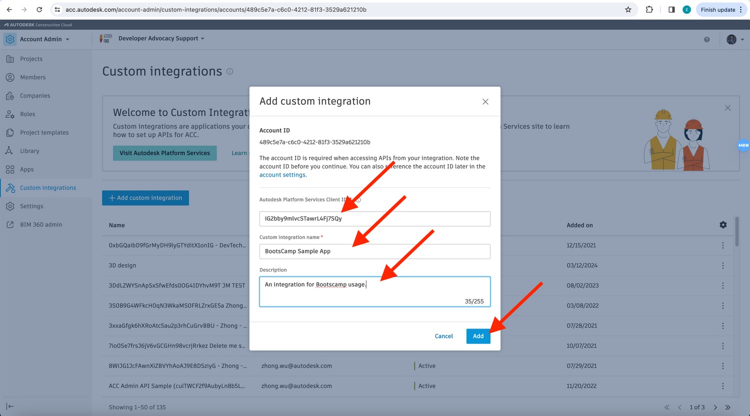 Getting Started | Autodesk Platform Services Tutorials